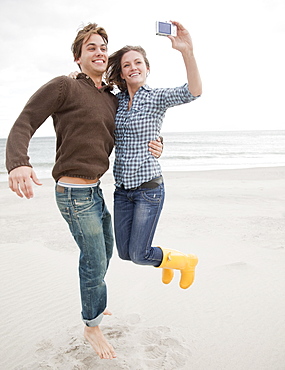 Couple taking photo