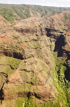 Elevated view of canyon, USA, Hawaii, Kauai, Waimea Canyon