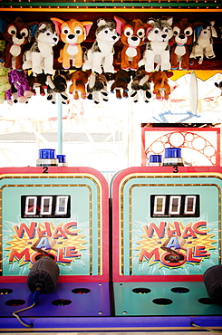 Leisure games in amusement park, USA, New York State, New York City, Brooklyn, Coney Island