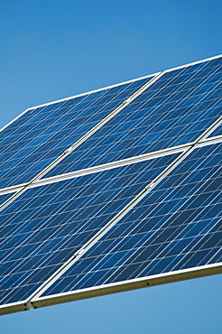 Low angle view of solar panel