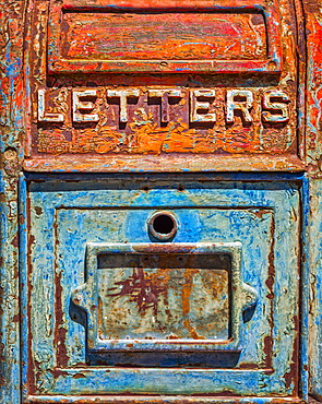 Close up of letter box