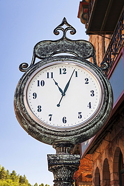 Antique street clock, Deadwood, South Dakota