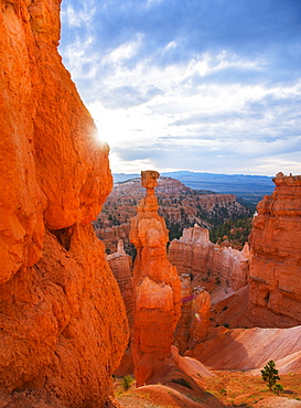 Landscape with cliff, Bryce Canyon, Utah