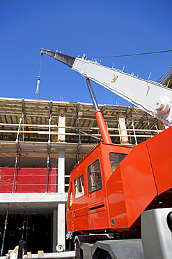 Low angle view of crane