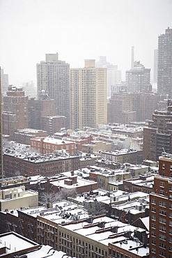 Cityscape in winter