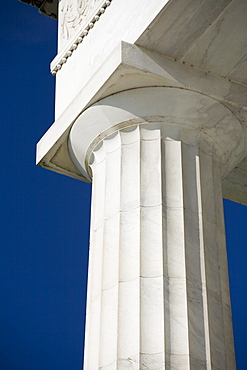 Doric column at the Lincoln Memorial Washington DC USA