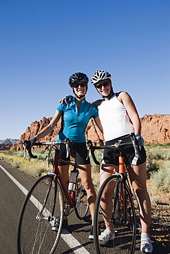 Bikers on the road