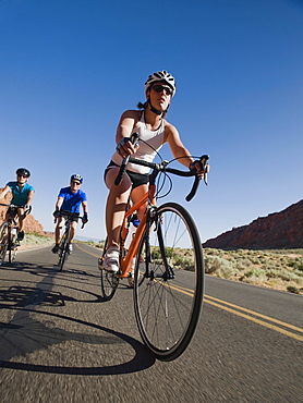 Bikers on the road