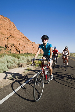 Bikers on the road