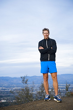 Portrait of trail runner