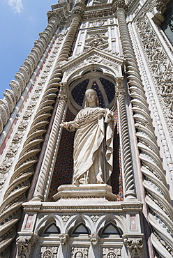 Statue on the Duomo Santa Maria Del Fiore, Florence, Italy