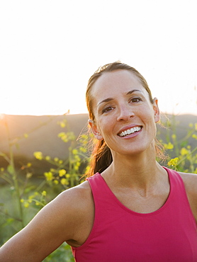 Portrait of a trail runner