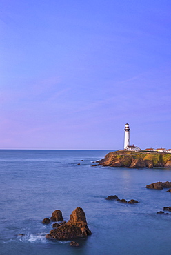 Idyllic scene of Pigeon Point Light Station, USA, California, Pigeon Point Light Station