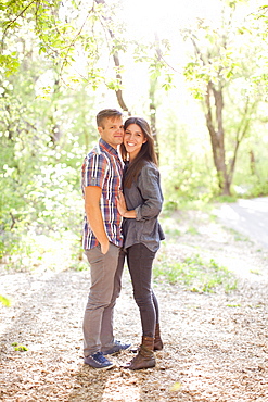 Young couple togetherness, USA, Utah, Salt Lake