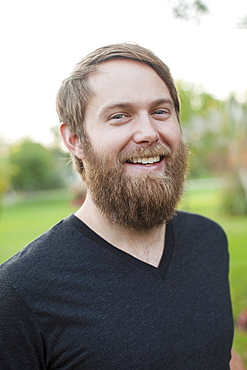 Portrait of man smiling
