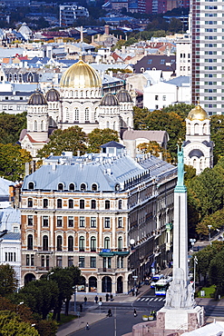 Nativity Cathedral and Freedom Monument, Latvia