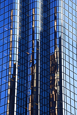 Financial District, Reflections in glass building, Boston, Massachusetts,USA