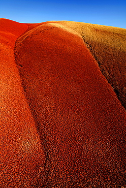 Painted Hills on sunny day, Painted Hills. Mitchell, Oregon