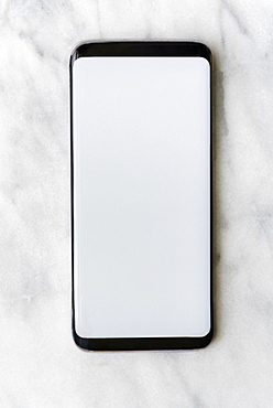 Smart phone on white background
