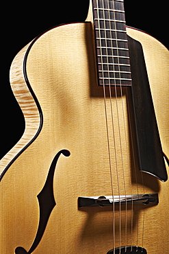 Close-up of classical guitar