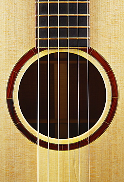 Close-up of classical guitar