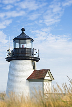 USA, Massachusetts, Nantucket Island, Exterior of Brant Point Light lighthouse