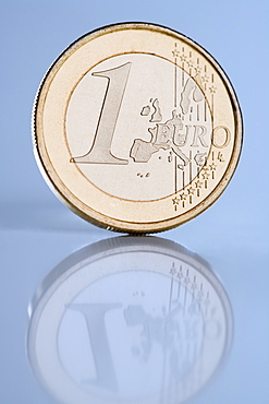 Sill life of Euro coin