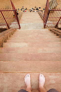 Stairway, Bagan Archaeological Zone, Buddhist temples, Mandalay, Myanmar