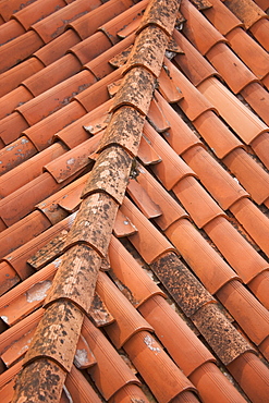 Terracotta roof tiles Italy