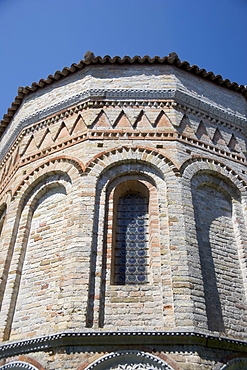 Window of Byzantine church Santa Fosca Torcello Italy