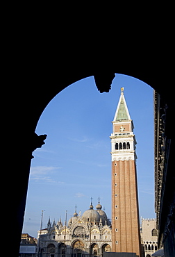 Campanile and Saint Mark's Basilica Venice Italy