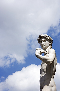 Michelangelo's David in the Piazza della Signoria Florence Italy