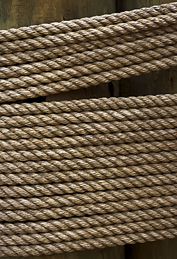 Still life closeup of rope