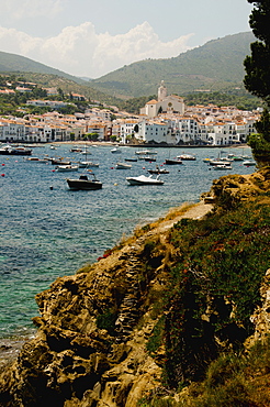 View of Cadaques, Spain, Catalonia, Costa Brava, Girona province, Cadaques