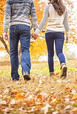 Couple in Central Park, USA, New York State, New York City