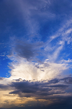 Clouds on blue sky