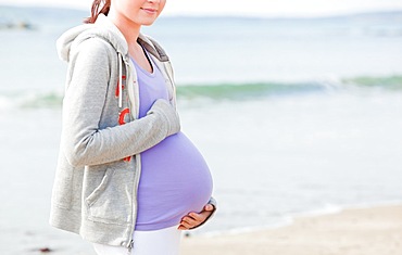 Pregnant young woman