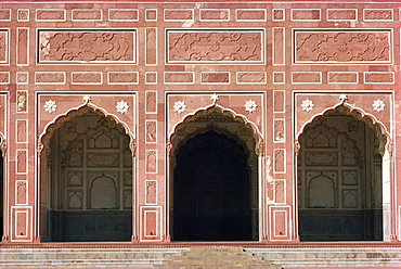 Detail, Badshahi Mosque, Lahore, Pakistan, Asia