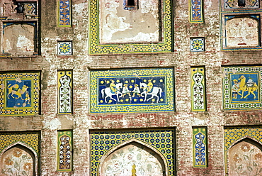 Detail, Fort, UNESCO World Heritage Site, Lahore, Pakistan, Asia