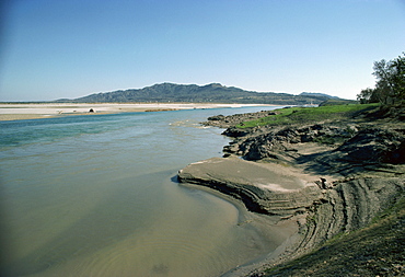 Meeting of the Kabul and Indus Rivers, Pakistan, Asia