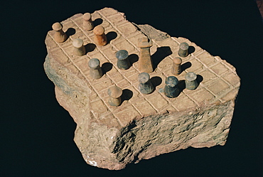 Board game, Indus Valley Civilisation, Harappa Museum, Pakistan
