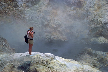 Sulphur springs, Soufriere, St. Lucia, Windward Islands, West Indies, Caribbean, Central America