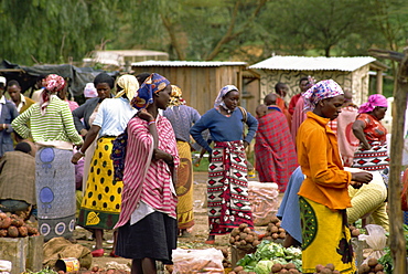 Masai market, Narok, Kenya, East Africa, Africa