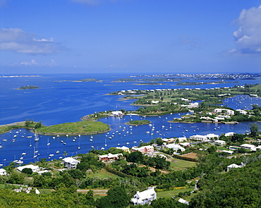 View from Gibbs Hill, Bermuda, Atlantic Ocean, Central America