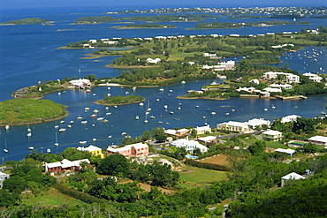 View from Gibbs Hill, Bermuda, Atlantic Ocean, Central America