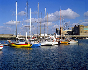 The harbour, Cherbourg, Normandy, France, Europe