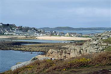 Porthcressa Beach, Hugh Town, St. Mary's, Isles of Scilly, United Kingdom, Europe