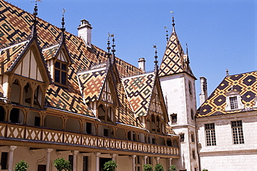 Hotel Dieu (Hospital of God), Beaune, Burgundy, France, Europe