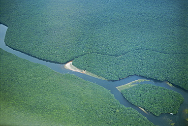 River close to Kavak, an Indian village near the Angel Falls, Venezuela, South America