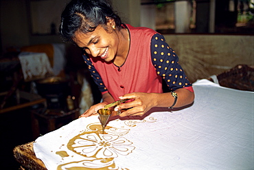 Batik making, Sri Lanka, Asia